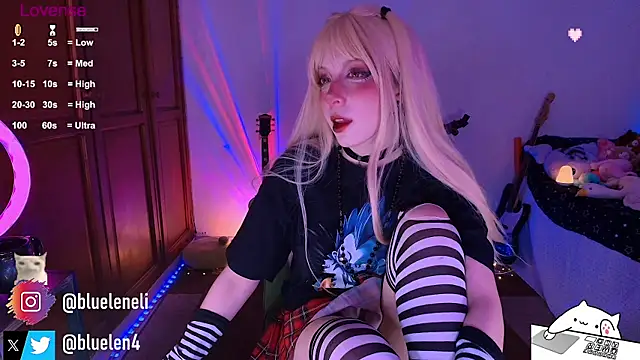 Snapshot of bluelen chatting on 05-17-26, 11:43 bluelen online show from 05-17-26, 11:43