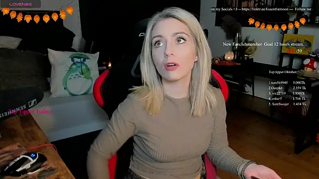 Lisaonthemoon online show from 10-16-25, 06:05