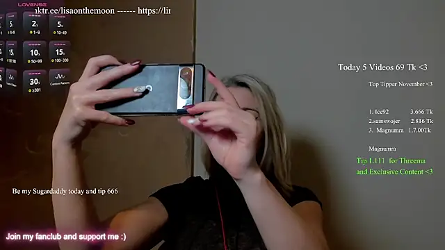 Lisaonthemoon online show from 11-18-25, 05:16