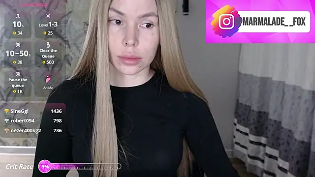 Marmalade Fox online show from 04-08-26, 03:35