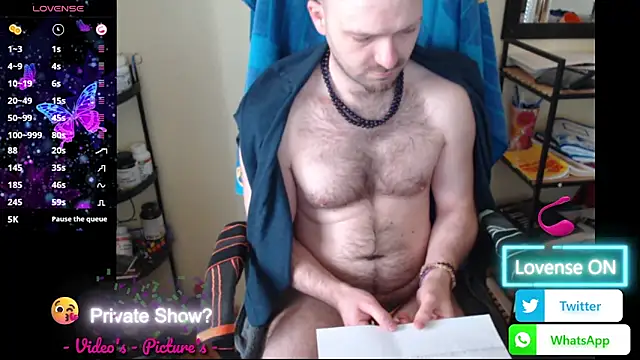 RealManHaveHairy online show from 04-12-26, 04:38