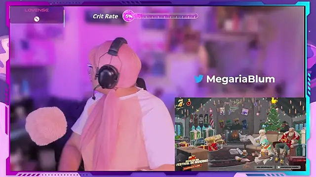 MegariaB online show from 12-22-25, 04:34