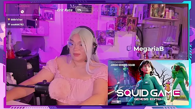 MegariaB online show from 11-04-25, 04:16