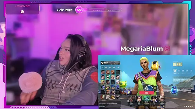 MegariaB online show from 11-24-25, 04:12