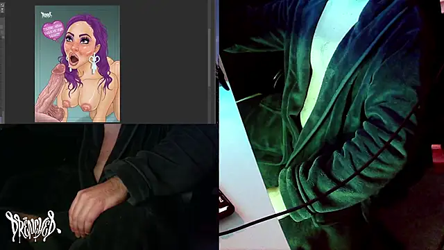 DrenchedArt online show from 12-23-24, 07:41