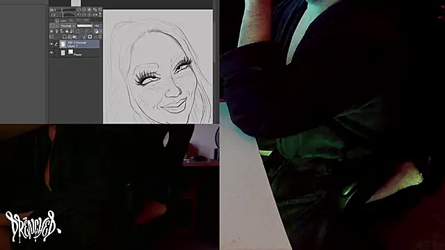 DrenchedArt online show from 01-30-25, 10:41