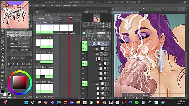 DrenchedArt online show from 01-22-25, 07:24