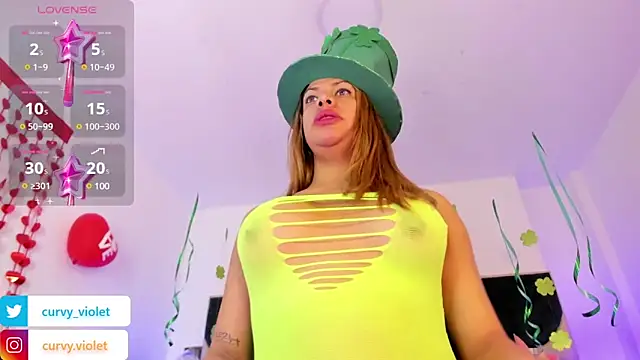 CurvyViolet online show from 03-17-25, 11:42