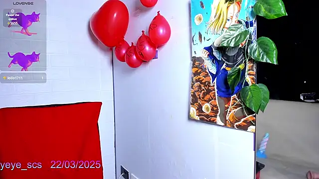 Snapshot of Yeye_scs chatting on 03-22-25, 03:42 Yeye scs online show from 03-22-25, 03:42