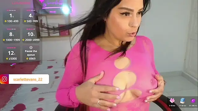 Scarlett Evanz online show from 06-22-26, 11:35