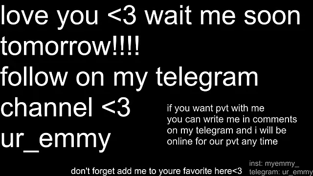 Snapshot of My_Emmy chatting on 04-24-26, 12:34 My Emmy online show from 04-24-26, 12:34