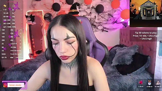 Snapshot of Alice_ch1 chatting on 10-18-25, 05:15 Alice ch1 online show from 10-18-25, 05:15