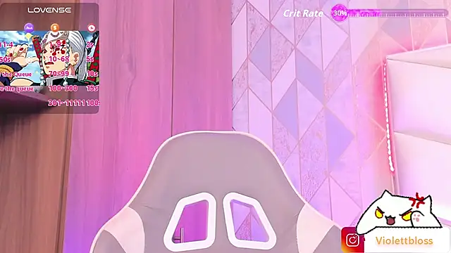 Violettbloss online show from 02-07-26, 03:36