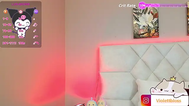 Violettbloss online show from 10-01-25, 03:33