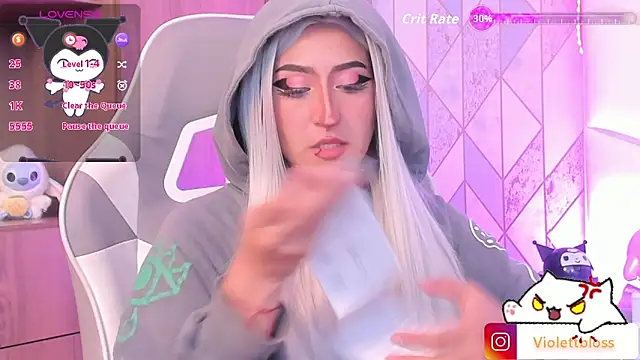 Violettbloss online show from 02-19-26, 04:09