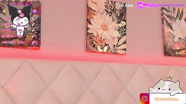 Violettbloss online show from 10-23-25, 03:16