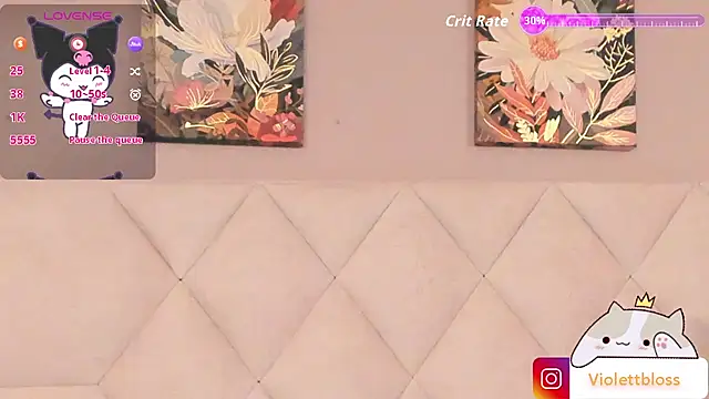 Violettbloss online show from 10-24-25, 04:00