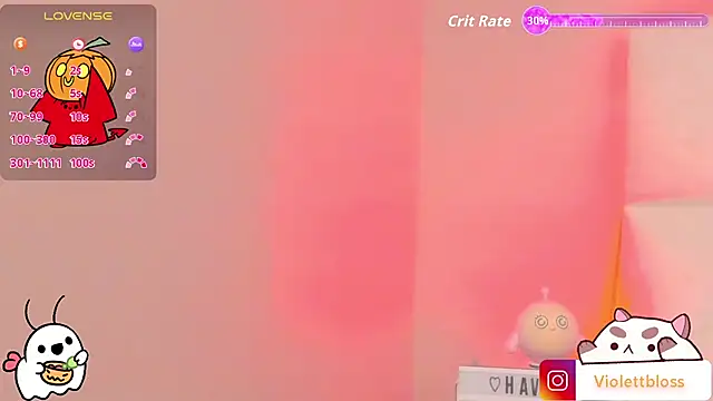 Violettbloss online show from 10-31-25, 03:25