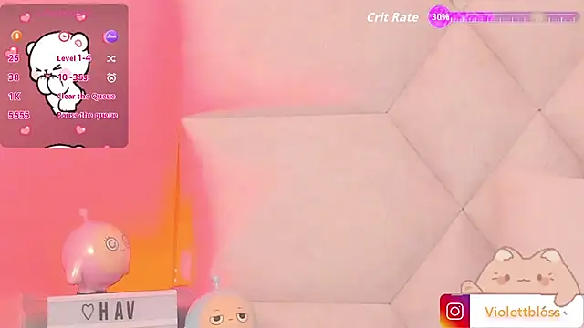 Violettbloss online show from 10-29-25, 03:16