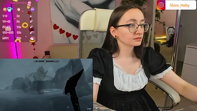 Snapshot of ShiroHeby chatting on 03-09-25, 12:20 ShiroHeby online show from 03-09-25, 12:20