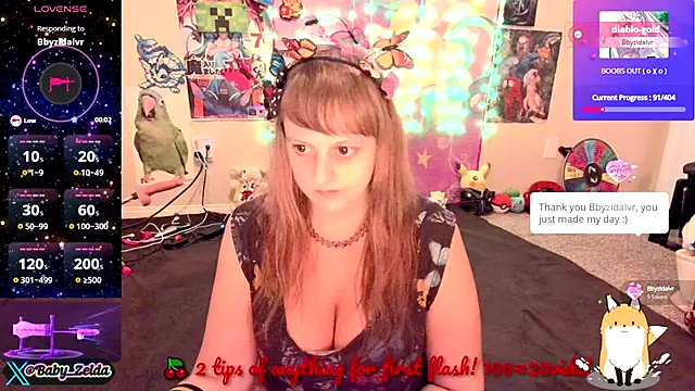 BabyZelda online show from 09-26-25, 03:24