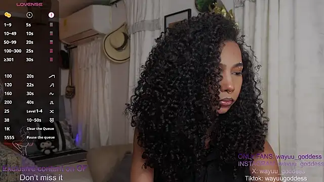 Snapshot of wayuu-goddess chatting on 01-13-26, 03:16 wayuu-goddess online show from 01-13-26, 03:16