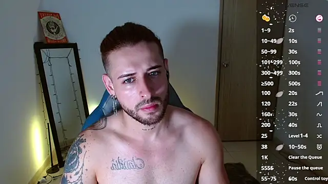 Snapshot of Ares_blue chatting on 02-14-25, 12:14 Ares blue online show from 02-14-25, 12:14