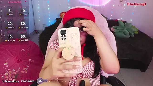 MilkyXSakura online show from 11-05-25, 02:14