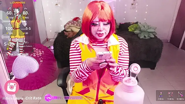 MilkyXSakura online show from 09-26-25, 09:43