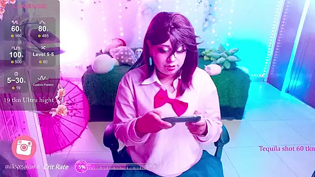 MilkyXSakura online show from 02-20-25, 03:01