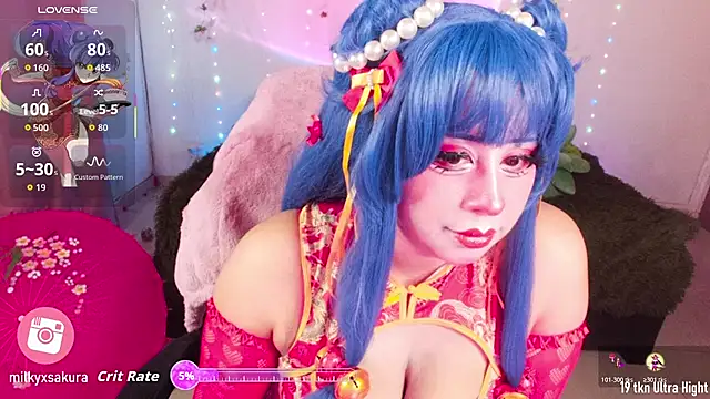 MilkyXSakura online show from 10-19-25, 12:02
