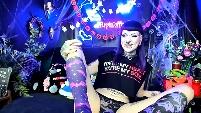 Purple Coffin666 online show from 10-09-25, 08:59