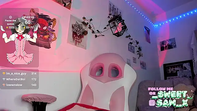 Snapshot of sweet_Samx chatting on 02-15-25, 04:47 sweet Samx online show from 02-15-25, 04:47