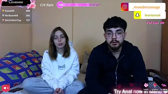 MrAndMrsSavage online show from 02-12-25, 09:22