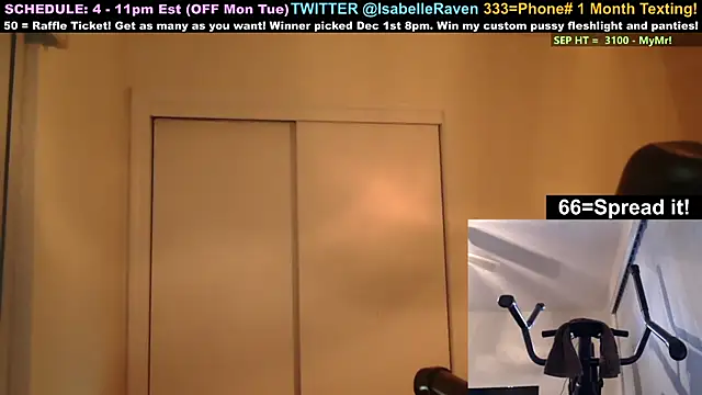 Snapshot of IsabelleRaven chatting on 09-20-25, 11:43 IsabelleRaven online show from 09-20-25, 11:43