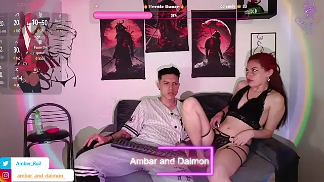 Ambar and daimon  online show from 09-19-25, 07:07
