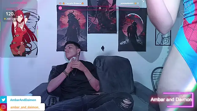 Ambar and daimon  online show from 10-24-25, 07:29