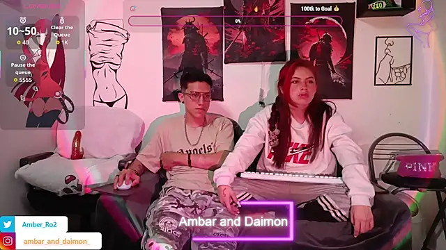 Ambar and daimon  online show from 09-24-25, 06:31