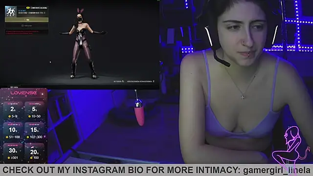 Snapshot of Gamergirl-Linela chatting on 10-15-25, 10:07 Gamergirl-Linela online show from 10-15-25, 10:07
