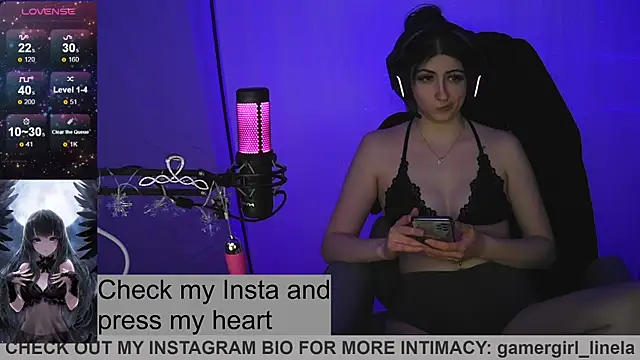 Gamergirl-Linela online show from 01-11-26, 08:49