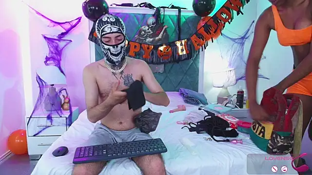 Asha zuri and adam online show from 10-31-25, 12:24