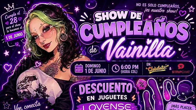 vainilla doll online show from 06-02-26, 12:54