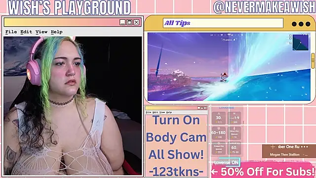 nevermakeawish online show from 02-25-26, 04:40