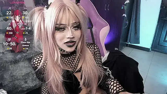 Snapshot of GothKitten666 chatting on 07-29-26, 03:50 GothKitten666 online show from 07-29-26, 03:50