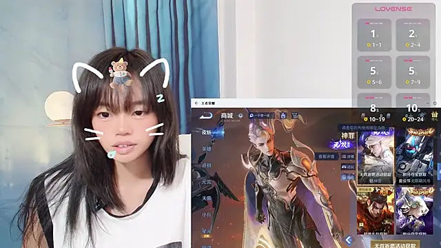 Snapshot of Duolamei chatting on 10-10-25, 03:29 Duolamei online show from 10-10-25, 03:29