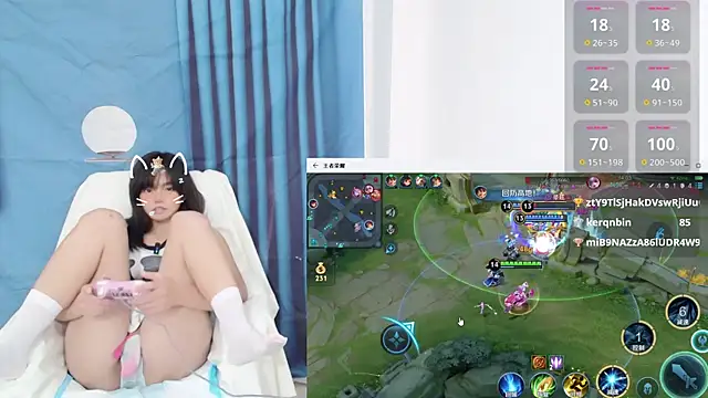 Snapshot of Duolamei chatting on 10-10-25, 03:35 Duolamei online show from 10-10-25, 03:35