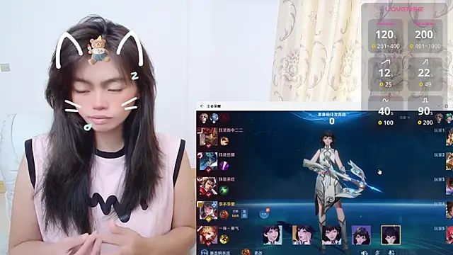 Snapshot of Duolamei chatting on 10-29-25, 05:06 Duolamei online show from 10-29-25, 05:06