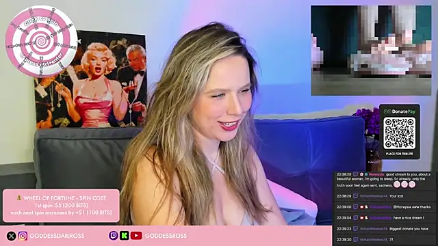 GoddessRoss online show from 02-02-26, 07:46