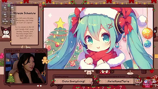 Snapshot of HanaMaria chatting on 12-22-25, 02:22 HanaMaria online show from 12-22-25, 02:22