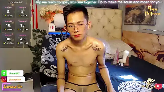 Skinny CumLoader69 online show from 10-31-25, 06:10